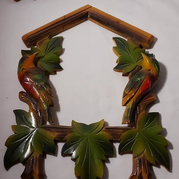 Vintage Cuckoo Clock Front Design Parts